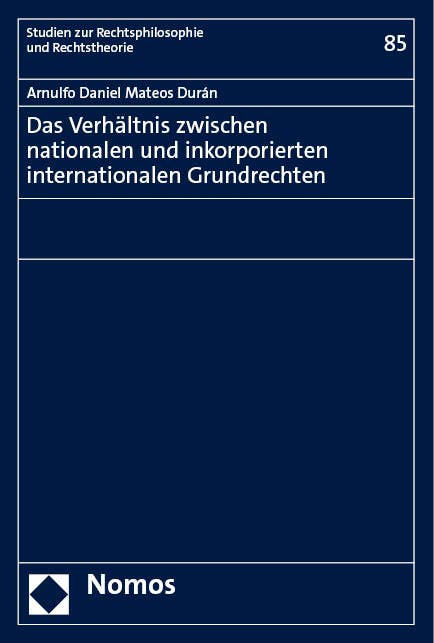 Das Verhältnis zwischen nationalen und inkorporierten internationalen Grundrechten Räumungsverkauf
